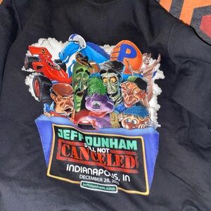 Jeff Dunham Graphic Crewneck Sweater - Black